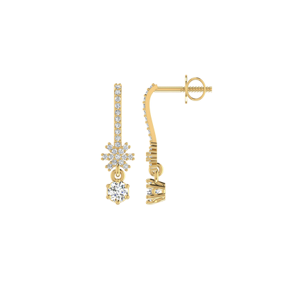Delicate Star Diamond Earrings