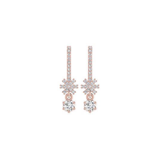 Delicate Star Diamond Earrings