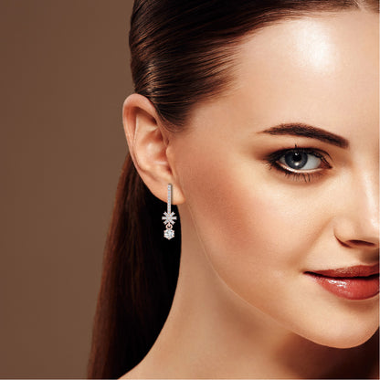 Delicate Star Diamond Earrings