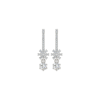 Delicate Star Diamond Earrings