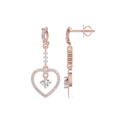 Little Hearts Diamond Earrings