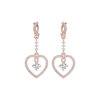 Little Hearts Diamond Earrings