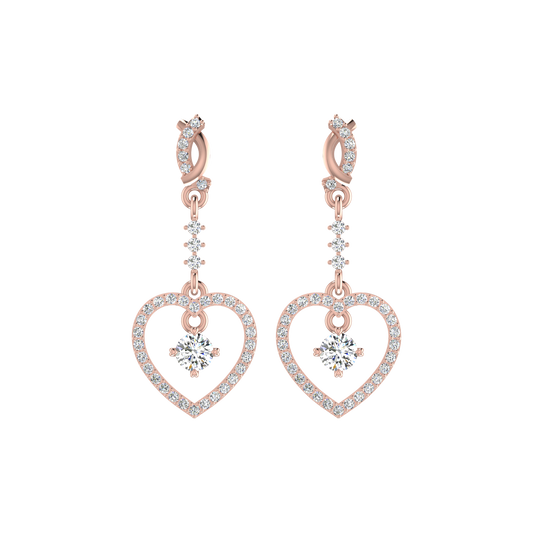 Little Hearts Diamond Earrings