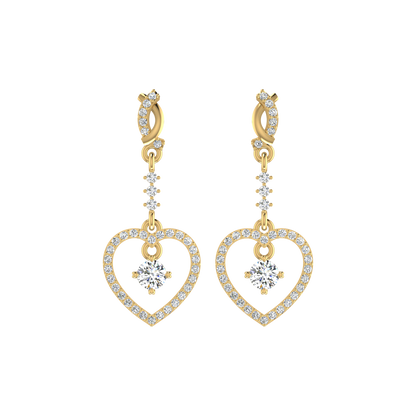 Little Hearts Diamond Earrings