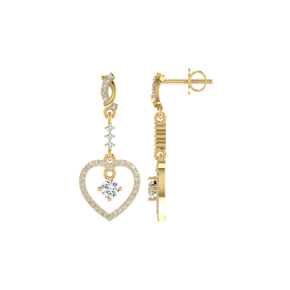 Little Hearts Diamond Earrings