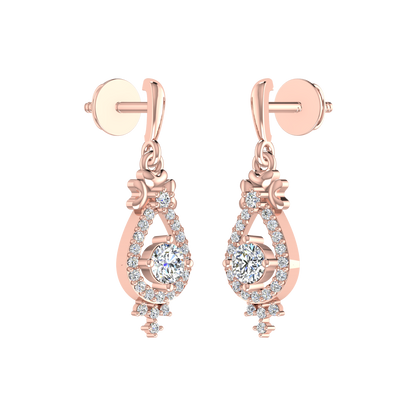 Dancing Duo Diamond Earrings