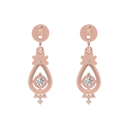 Dancing Duo Diamond Earrings