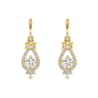 Dancing Duo Diamond Earrings