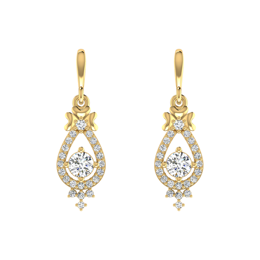 Dancing Duo Diamond Earrings