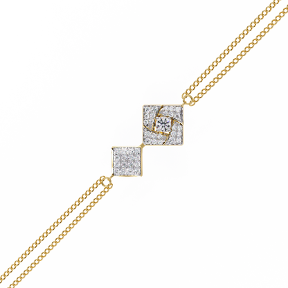 Dual String Kids Diamond Bracelet