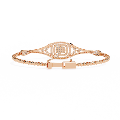 Iconic Square Diamond Bracelet