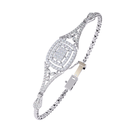 Iconic Square Diamond Bracelet