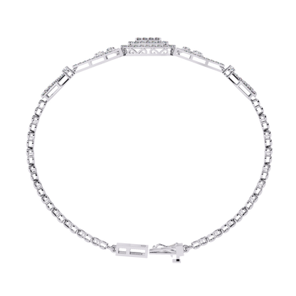 Iconic Square Diamond Bracelet
