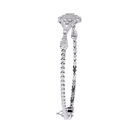 Iconic Square Diamond Bracelet
