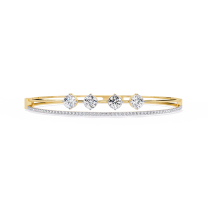 Fabulous Four Diamond Bracelet