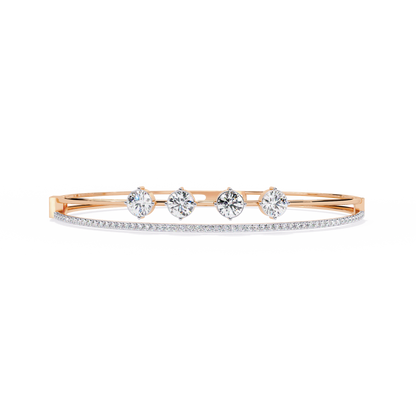 Fabulous Four Diamond Bracelet