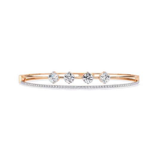 Fabulous Four Diamond Bracelet