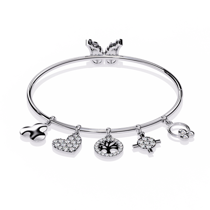 Moonlit Charms Diamond Bracelet