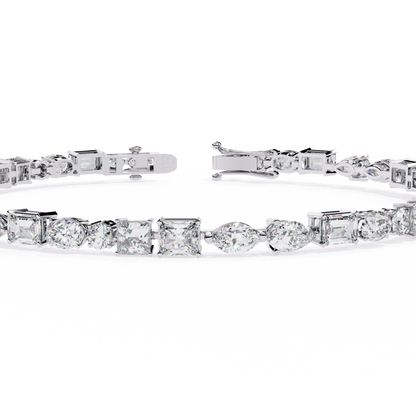 Shapes Ensemble Diamond Bracelet