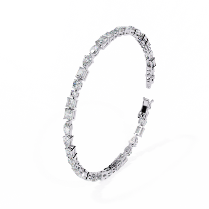 Shapes Ensemble Diamond Bracelet