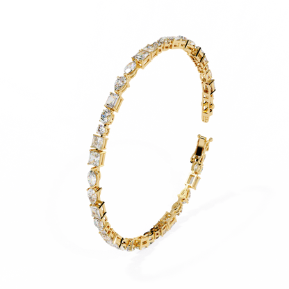Shapes Ensemble Diamond Bracelet