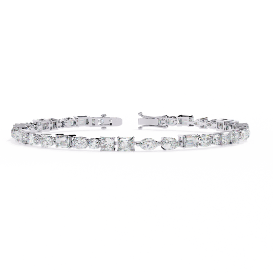 Shapes Ensemble Diamond Bracelet