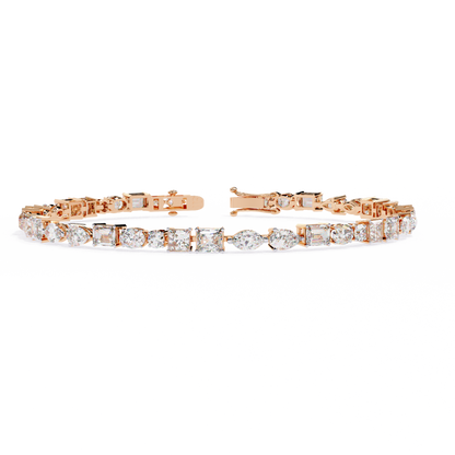 Shapes Ensemble Diamond Bracelet