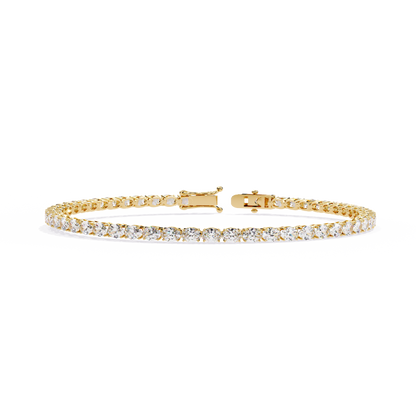 13 Pointer Oval Cut Diamond Bracelet