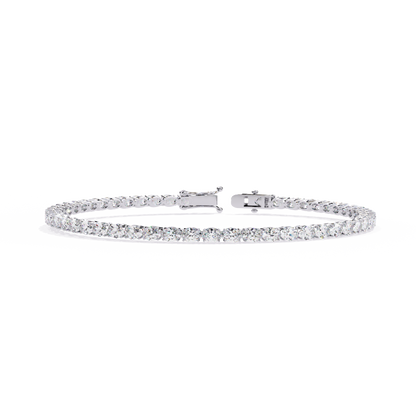 13 Pointer Oval Cut Diamond Bracelet