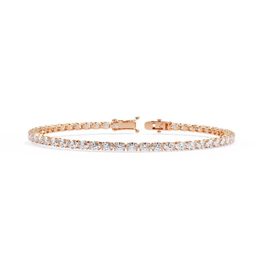 13 Pointer Oval Cut Diamond Bracelet