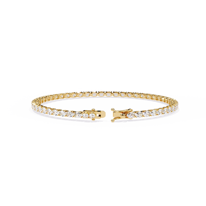 13 Pointer Oval Cut Diamond Bracelet