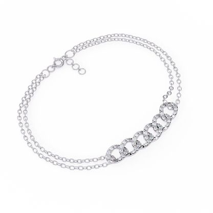 Gen Zee Chain Diamond Bracelet