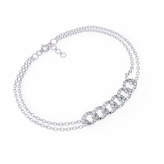 Gen Zee Chain Diamond Bracelet