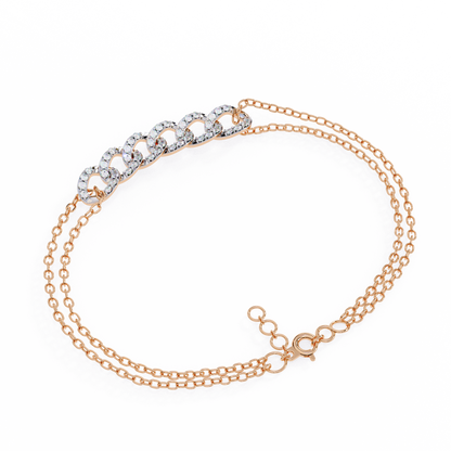 Gen Zee Chain Diamond Bracelet