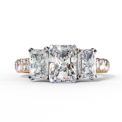 Tripple Radiance 1.21 Ct Centre Solitaire Ring