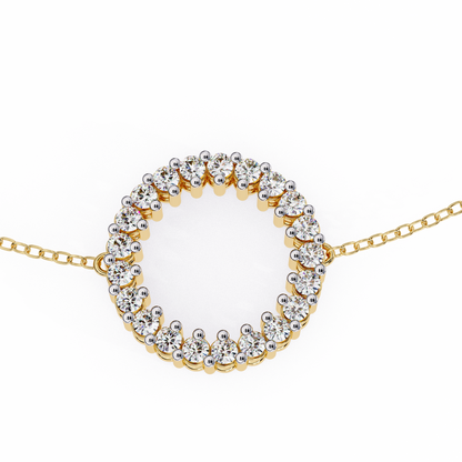 Diamond Circle Kids chain Bracelet