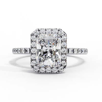 Radiant 2.19 Carat Solitaire Ring