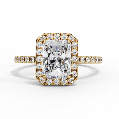 Radiant 2.19 Carat Solitaire Ring