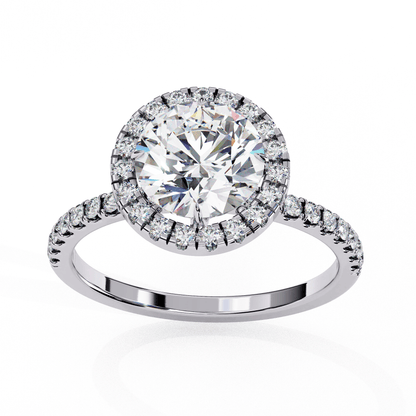 Ora Round Cut 1.52 solitaire Ring