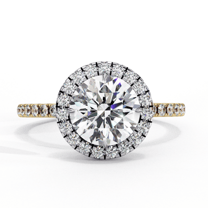 Ora Round Cut 1.52 solitaire Ring