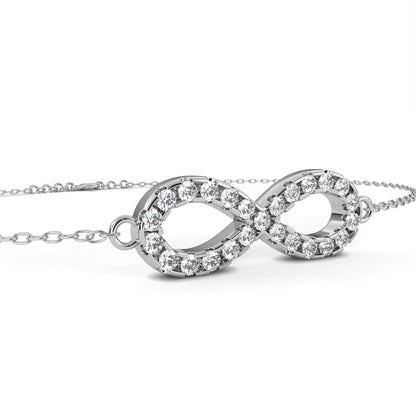 Infinity Glow Diamond Bracelet