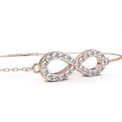 Infinity Glow Diamond Bracelet