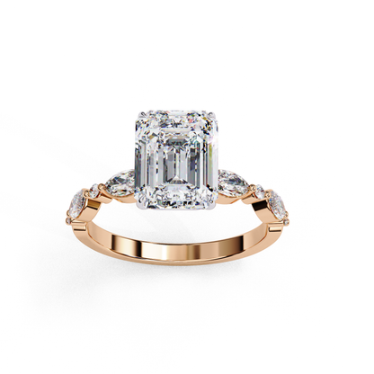 Eleganant Emerald Cut 2.08 Carat Solitaire Ring