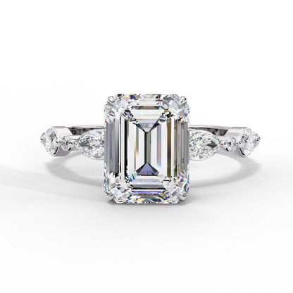 Eleganant Emerald Cut 2.08 Carat Solitaire Ring