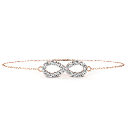 Infinity Glow Diamond Bracelet