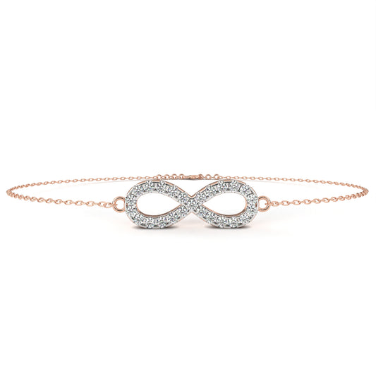 Infinity Glow Diamond Bracelet