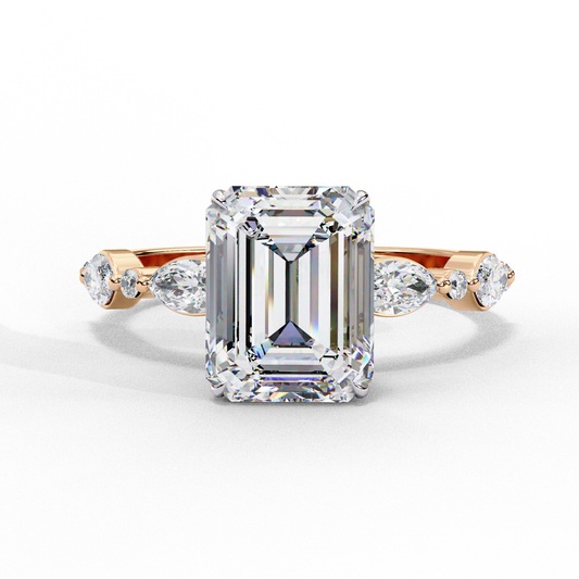 Eleganant Emerald Cut 2.08 Carat Solitaire Ring