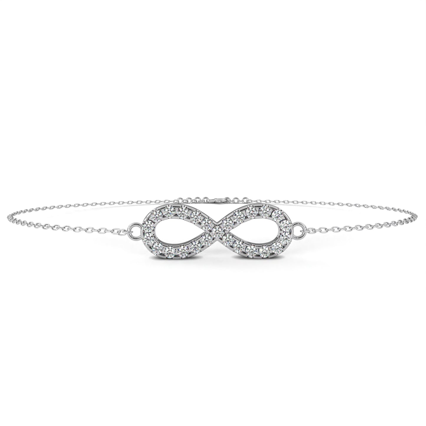 Infinity Glow Diamond Bracelet