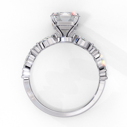 Eleganant Emerald Cut 2.08 Carat Solitaire Ring