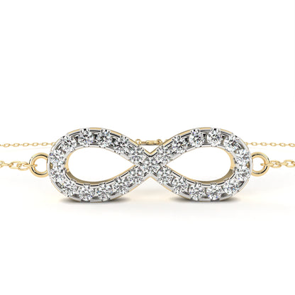 Infinity Glow Diamond Bracelet